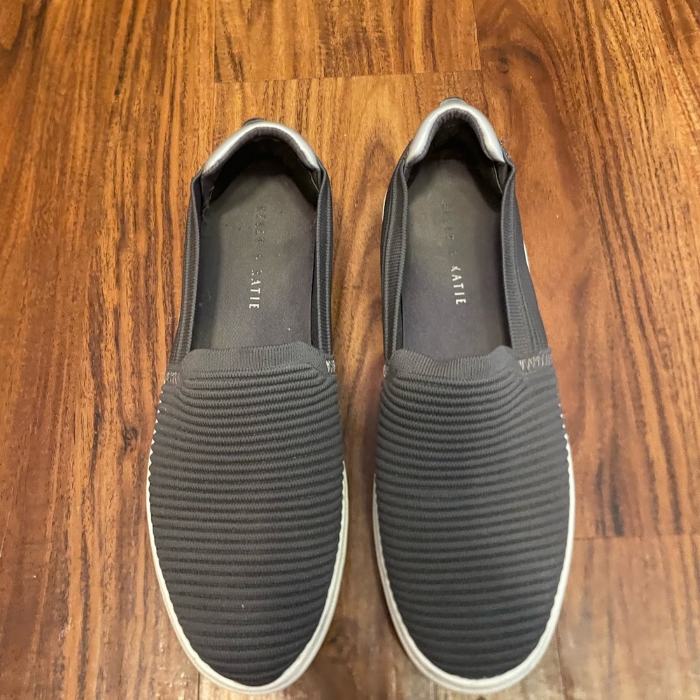 Kelly and Katie Slip on Sneakers